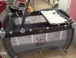 Bebe Doux foldable crib with Mattress, lik...