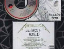 metallica "and justice for all" cd 1988 us...