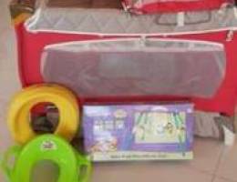 Baby crib Chicco + Disney toy + 2 toilet s...