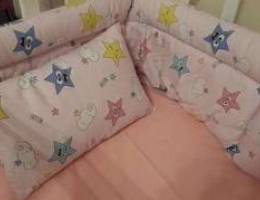 Cover bed baby pink