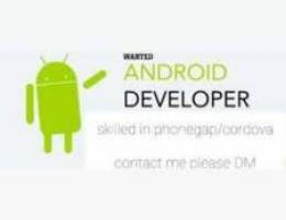 Android developer needed with phonegap/cor...