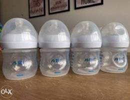 AVENT New born baby bottles 125ml used onl...