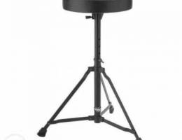 STAGG Single Braced Drum Throne, Black col...