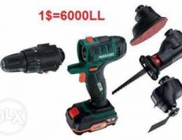 Parkside 4 in 1 Cordless Combi Multipurpos...