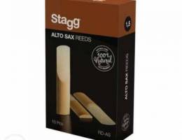 Stagg Box of 10 alto saxophone reeds