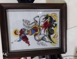 Cross stitching