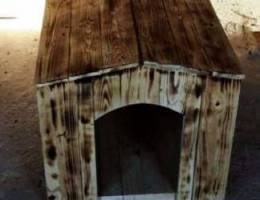 Wooden house for dogs