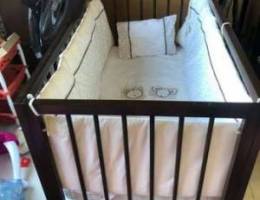 baby bed perfect condition 140*86