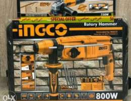 INGCO Rotary Hammer and Angle Grinder