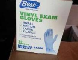 Vinyl exam gloves mdical.ÙƒÙÙˆÙ ÙÙŠÙ†ÙŠÙ„ Ø·Ø¨ÙŠØ© Ø¨...