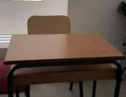 school chair and school table