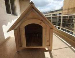 Dog house waterproof with additional cover