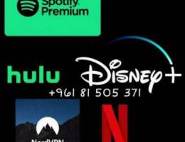 Netflix Disney+ NordVPN/Spotify Premium Hu...