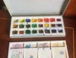 Aquarelle Watercolors Box - Ø¹Ù„Ø¨Ø© Ø§Ù„ÙˆØ§Ù† Ù…Ø§Ø¡...