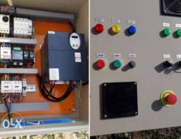 Panel board with 3 phase, 15HP VFD (Schnei...