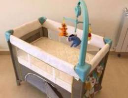 HAUK Sleep & Care Mini-Crib with melodies ...