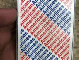 New American air line play cards