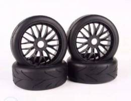 1/8 on road car tires with rims