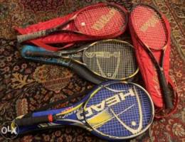 Tennis rackets