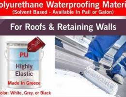 Polyurethane waterproofing material