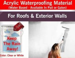 Acrylic waterproofing material (water base...