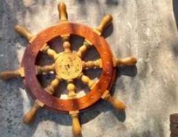 Wooden boat steering wheel Ø¹Ø¬Ù„Ø© Ù‚ÙŠØ§Ø¯Ø© ÙŠØ®Øª ...