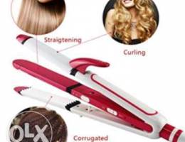 3 in 1 Hair Curling And Straightening Iron...