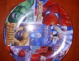 Marvel heroes ceramic plate