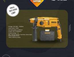 Ingco Rotary Hammer 367,000 LL