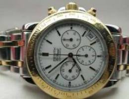 Zenith Chronograph text gold