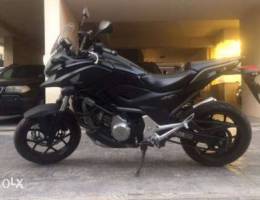 Honda NC700X six-speed manual gearbox