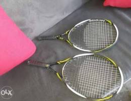 tennis racket 50$ for the small one 75 for...