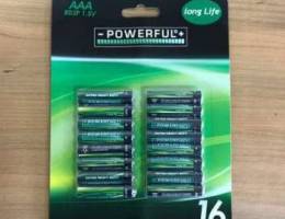 AAA batteries 16/pack