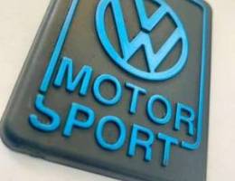 volkswagen motorsport badge oem accessorie...