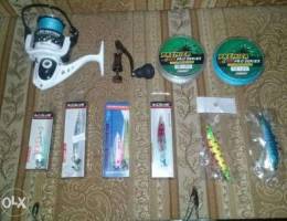 Light jig rod 40 - 80g + Integra 50 fishin...