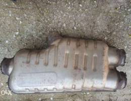 Bmw 335i 2008 exhaust muffler