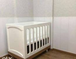 New Wood Baby Crib