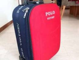 Polo travel bag, suitcase, luggage red