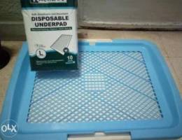 tray for dogs with pads