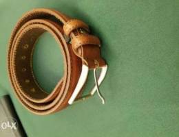 Italian leather belt ( Authentic)