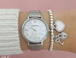 Mother of Pearl Emporio Armani Ladies Watc...