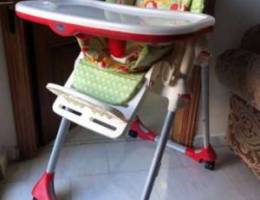 chicco high chair like new