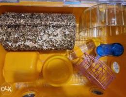 Hamster Cage and Accessories