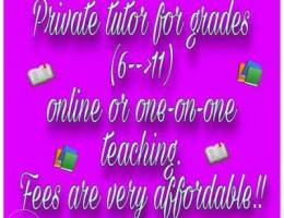 Private teacher