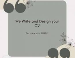 We Write and Design your Resume/CV