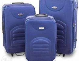 Travel bag navy set with dleivery luggage