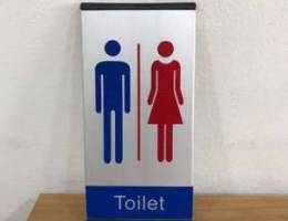 Toilet sign