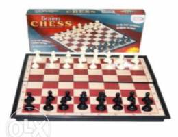 Brains Magnetic Chess or Dama Set with Fol...