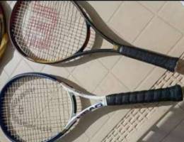 2 rackets for sale 600 alef final price