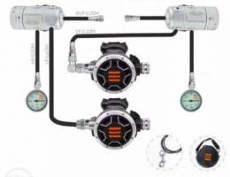 TECLINE Sidemount scuba regulator pack R2-...